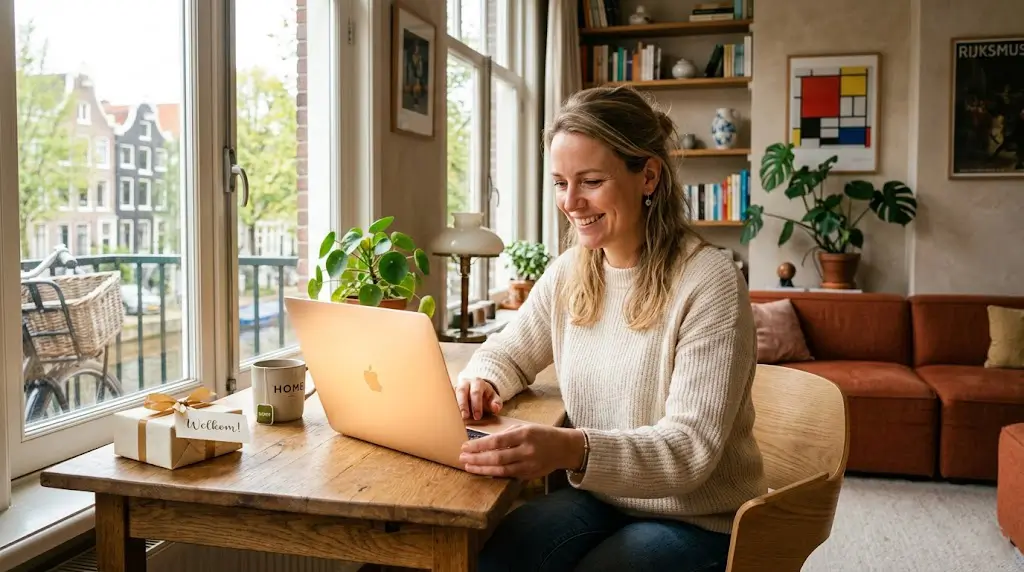 Nieuwe speler registreert bij online bookmaker